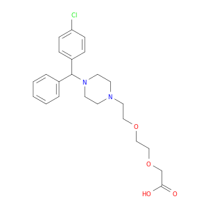 2-(2-(2-(4-((4-Chlorophenyl)(phenyl)methyl)piperazin-1-yl)ethoxy)ethoxy)acetic acid