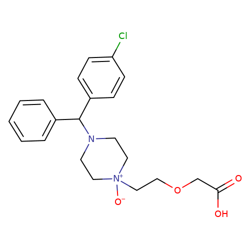 1-(2-(Carboxymethoxy)ethyl)-4-((4-chlorophenyl)(phenyl)methyl)piperazine 1-oxide