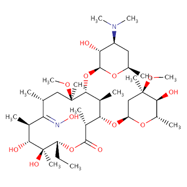 6-O-Methylerythromycin A (E)-9-oxime