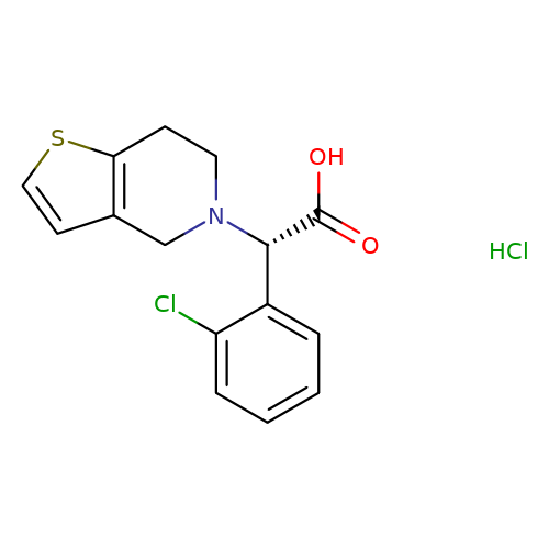 (S)-2-(2-chlorophenyl)-2-(6,7-dihydrothieno[3,2-c]pyridin-5(4H)-yl)acetic acid