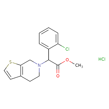 Methyl (S)-2-(2-chlorophenyl)-2-(6,7-dihydrothieno[3,2-c]pyridin-5(4H)-yl)acetate