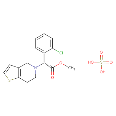 Methyl (-)-(R)-2-(2-chlorophenyl)-2-(6,7-dihydrothieno[3,2-c]pyridin-5(4H)-yl)acetate