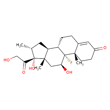 9-Fluoro-11β,17,21-trihydroxy-16α-methylpregn-4-ene-3,20-dione