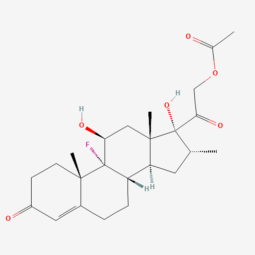 9-Fluoro-11β,17-dihydroxy-16α-methyl-3,20-dioxopregn-4-en-21-yl acetate