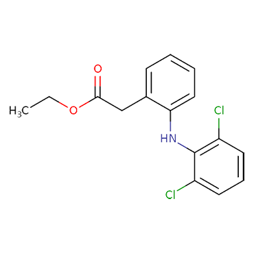 Ethyl{2-[(2,6-dichloro phenyl)amino] phenyl} acetate