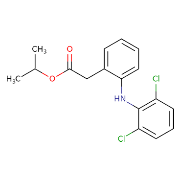 Propan-2-yl{2-[(2,6-dichloro phenyl)-amino] phenyl} acetate