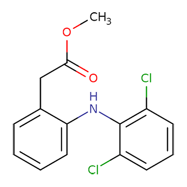 Methyl {2-[(2,6-dichloro-phenyl) amino]- phenyl} acetate