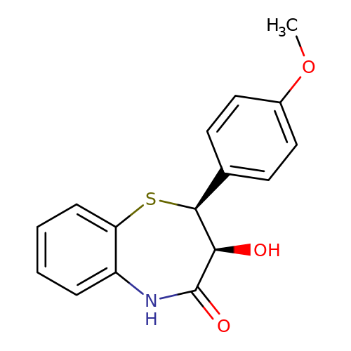 (2S,3S)-3-Hydroxy-2-(4-methoxyphenyl)-2,3-dihydro-1,5-benzothiazepin-4(5H)-one