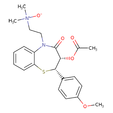 (2S-cis)-3-(Acetyloxy)-5-[2-(dimethyloxidoamino)ethyl]-2,3-dihydro-2-(4- methoxyphenyl)-1,5-benzothiazepin-4(5H)-one