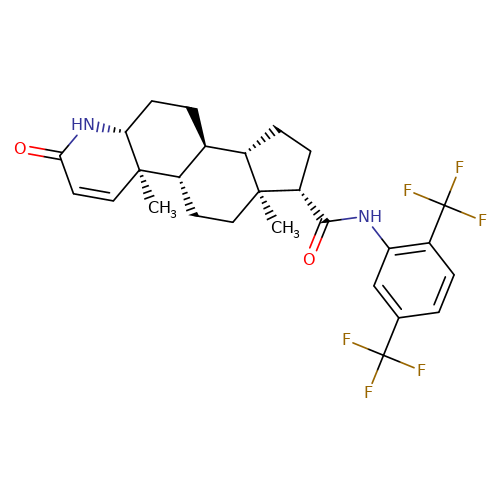 N-[2,5-Bis(trifluoromethyl)phenyl]-3-oxo-4-aza-5α-androst-1-ene-17β-carboxamide