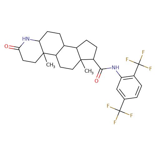 (5α,17β)-N-[2,5-Bis (trifluoromethyl)phenyl]-3-oxo-4-azaandrostane-17-carboxamide