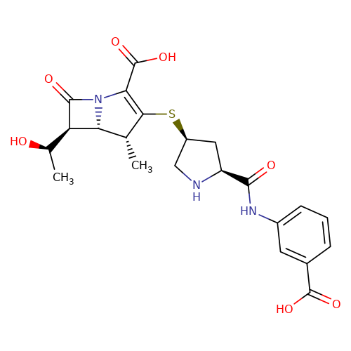 (4R,5S,6S)-3-[(3S,5S)-5-[(3-carboxyphenyl)carbamoyl]pyrrolidin-3-yl]sulfanyl-6-(1-hydroxyethyl)-4-methyl-7-