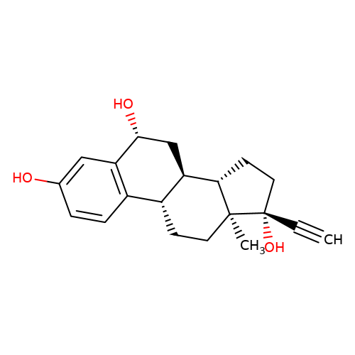 19-Nor-17α-pregna-1,3,5(10)-trien-20-yne-3,6β,17-triol