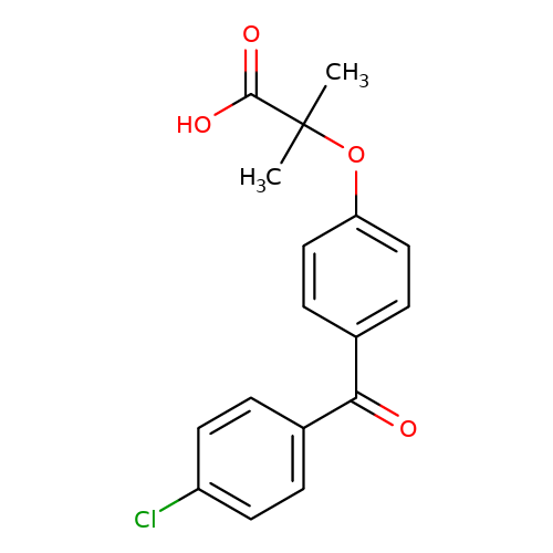 2-[4-(4-Chlorobenzoyl)phenoxy]-2-methylpropanoic acid