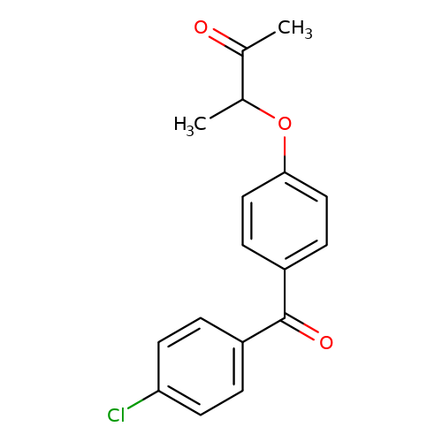 (3RS)-3-[4-(4-Chlorobenzoyl)phenoxy]butan-2-one