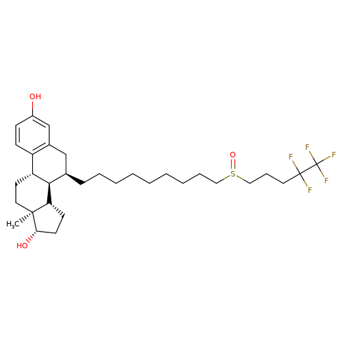 7α-[9-[(RS)-(4,4,5,5,5-Pentafluoropentyl)sulfinyl]nonyl]estra-1,3,5(10)-triene-3,17β-diol