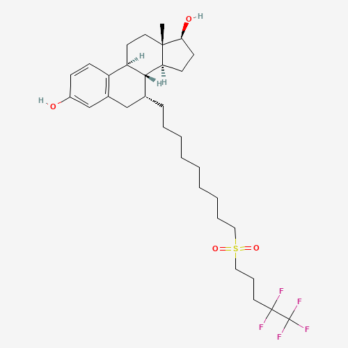 7α-[9-[(4,4,5,5,5-Pentaﬂuoropentyl)sulfonyl]nonyl]estra-1,3,5(10)-triene-3,17β-diol