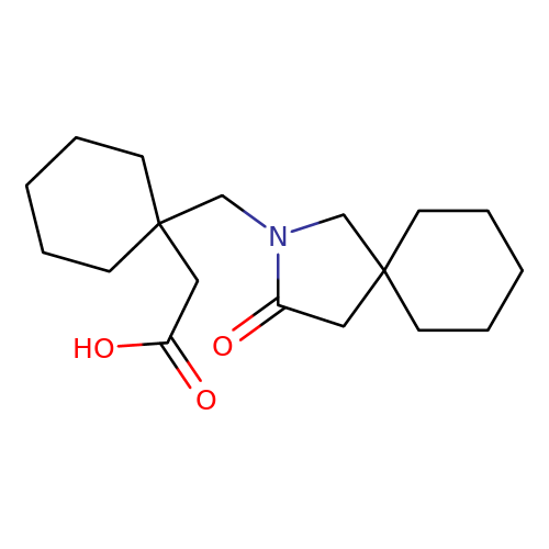 (1-(3-Oxo-2-aza-spiro[4.5]dec-2-ylmethyl)-cyclohexyl)acetic acid