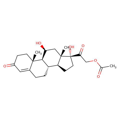 11β,17α,21-Trihydroxy-4-pregnene-3,20-dione-21-acetate