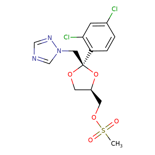 cis-[2-(2,4-Dichlorophenyl)-2-(1H-1,2,4-triazol-1-yl-methyl)-1,3-dioxolan-4-yl]methyl methanesulfonate