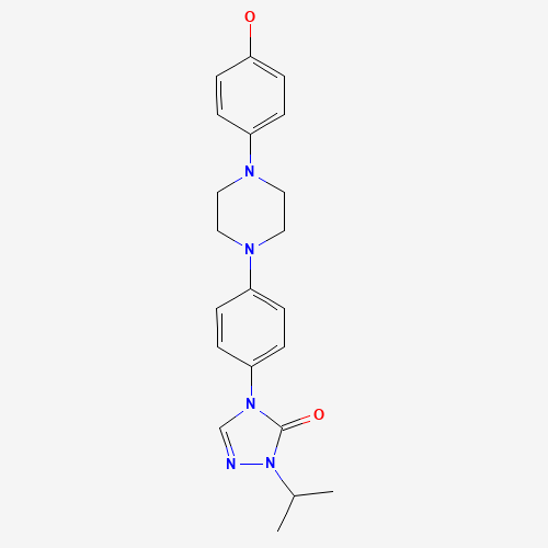 4-[4-[4-[4-Hydroxyphenyl]piperazin-1-yl]phenyl]-2-isopropyl-2,4-dihydro-3H-1,2,4-triazol-3-one