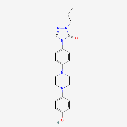 4-[4-[4-[4-Hydroxyphenyl]piperazin-1-yl]phenyl]-2-propyl-2,4-dihydro-3H-1,2,4-triazol-3-one