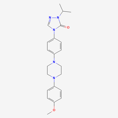 4-[4-[4-[4-Methoxyphenyl]piperazin-1-yl]phenyl]-2-isopropyl-2,4-dihydro-3H-1,2,4-triazol-3-one