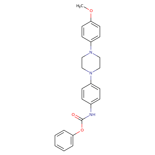 1-(4-Methoxyphenyl)-4-(4-phenoxycarbonylaminophenyl)piperazine