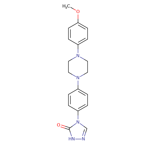 4-[4-[4-[4-Methoxyphenyl]piperazin-1-yl]phenyl]-2,4-dihydro-3H-1,2,4-triazol-3-one