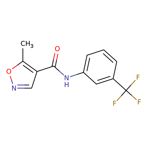 5-Methyl-N-[3-(trifluoromethyl)phenyl]isoxazole-4-carboxamide