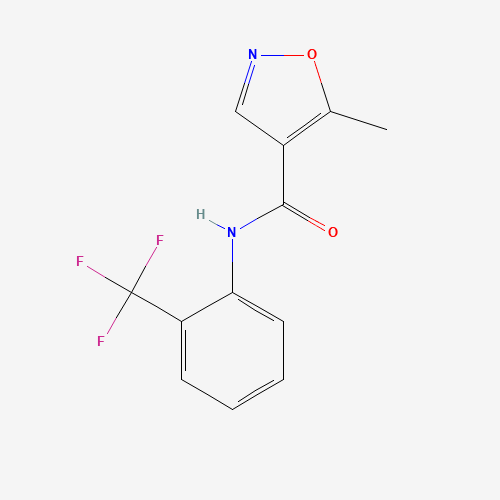 5-Methyl-N-[2-(trifluoromethyl)phenyl]isoxazole-4-carboxamide