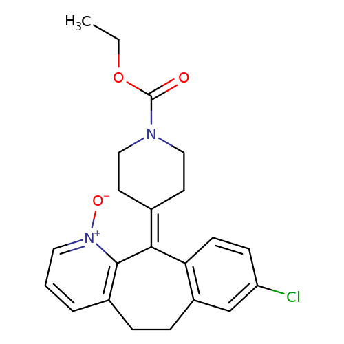 (4-(8-Chloro-5, 6-dihydro-1-oxido-11H-benzo [5, 6] cyclohepta [1, 2-b] pyridin-11-ylidene)-1-piperidinecarboxylic acid ethyl ester