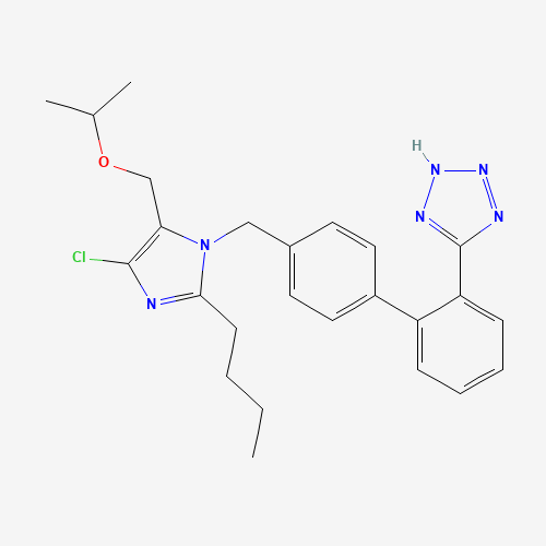 5-(4'-((2-Butyl-4-chloro-5-(isopropoxymethyl)-1H-imidazol-1-yl)methyl)-[1,1'-biphenyl]-2-yl)-1H-tetrazole