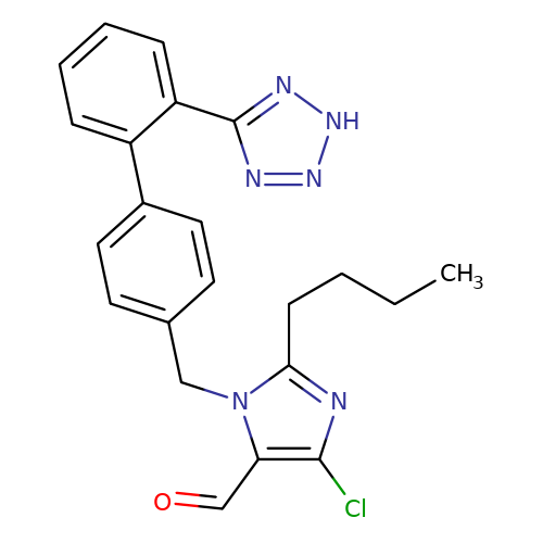 1-((2'-(1H-Tetrazol-5-yl)-[1,1'-biphenyl]-4-yl)methyl)-2-butyl-4-chloro-1H-imidazole-5-carbaldehyde