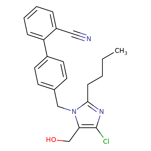 4'-((2-Butyl-4-chloro-5-hydroxymethyl-1H-imidazol-1-yl)methyl)-[1,1'-biphenyl]-2-carbonitrile