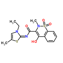 N-[(2Z)-3-Ethyl-5-methylthiazol-2(3H)-ylidene]-4-hydroxy-2-methyl-2H-1,2-benzothiazine-3-carboxamide-1,1-dioxide