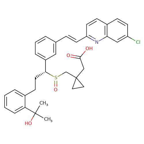 [1-[[[1-[3-[(E)-2-(7-chloroquinolin-2-yl)ethenyl]phenyl]-3-[2-(2-hydrox-ypropan-2-yl)phenyl]propyl]sulfinyl]methyl]cyclopropyl]acetic acid