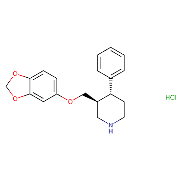 (3S,4R)-trans-(-)-1-Methyl-3-[1,3-benzodioxol-5-yloxy)methyl]-4-phenyl piperidine hydrochloride