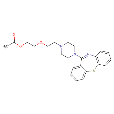 2-[2-(4-(Dibenzo[b,f][1,4]thiazepin-11-yl)piperazin-1-yl)ethoxy]ethyl acetate