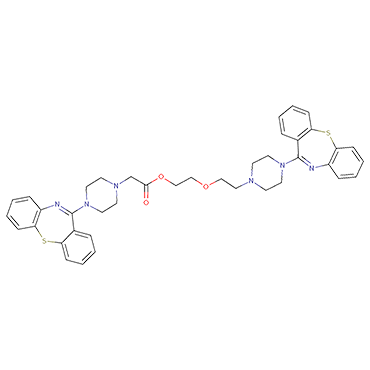 2-(2-(4-(Dibenzo[b,f][1,4]thiazepin-11-yl)piperazin-1-yl)ethoxy)ethyl 2-(4-(dibenzo[b,f][1,4]thiazepin-11-yl)piperazin-1-yl)acetate