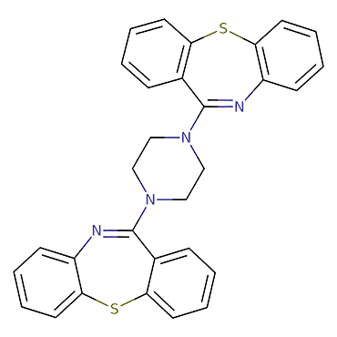 1,4-Bis(dibenzo[b,f][1,4]thiazepin-11-yl)piperazine