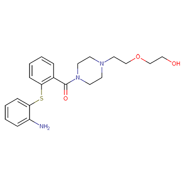 (2-((2-Aminophenyl)thio)phenyl)(4-(2-(2-hydroxyethoxy)ethyl)piperazin-1-yl)methanone