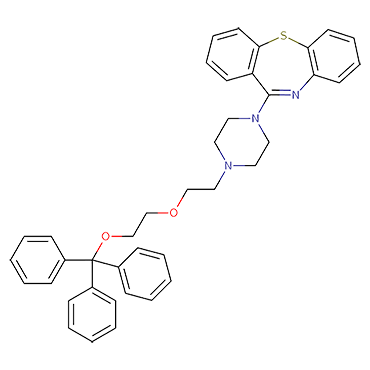 11-(4-(2-(2-(Trityloxy)ethoxy)ethyl)piperazin-1-yl)dibenzo[b,f][1,4]thiazepine