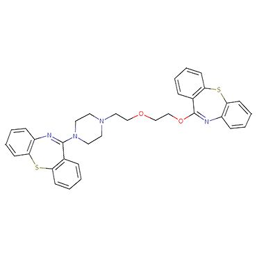 11-(2-(2-(4-(Dibenzo[b,f][1,4]thiazepin-11-yl)piperazin-1-yl)ethoxy)ethoxy)dibenzo[b,f][1,4]thiazepine