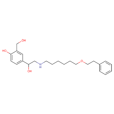 1-[4-Hydroxy-3-(hydroxymethyl)phenyl]-2-[[6-(2-phenylethoxy)hexyl]amino] ethanol