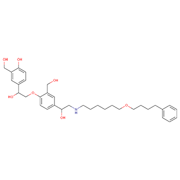 1-[4-[2-hydroxy-2-[4-hydroxy-3-(hydroxymethyl)phenyl]ethoxy]-3-(hydroxy methyl)phenyl]-2-[[6-(3-phenylbutoxy)hexyl]amino]ethanol