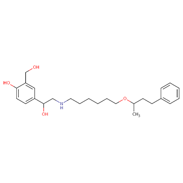 1-[4-Hydroxy-3-(hydroxymethyl)phenyl]-2-[[6-(1-methyl-3-phenylpropoxy) hexyl] amino]ethanol