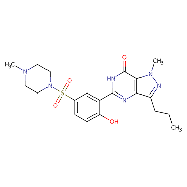 5-(2-Hydroxy-5-((4-methylpiperazin-1-yl)sulfonyl)phenyl)-1-methyl-3-propyl-1H-pyrazolo[4,3-d]pyrimidin-7(6H)-one