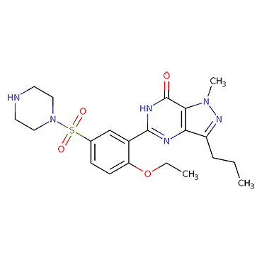 5-(2-Ethoxy-5-(piperazin-1-ylsulfonyl)phenyl)-1-methyl-3-propyl-1H-pyrazolo[4,3-d]pyrimidin-7(6H)-one