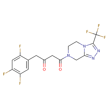 (1-(3-(Trifluoromethyl)-5,6-dihydro-[1,2,4]triazolo[4,3-a]pyrazin-7(8H)-yl)-4-(2,4,5-trifluorophenyl)butane-1,3-dione